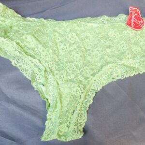 Lace Bikini/cheeky Panty in Light Green Size 3X Bundle And Save